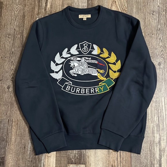 Authentic Mens Burberry Crewneck Sweater - Picture 2 of 6
